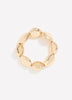 Large Golden Pebble Elastic Bracelet