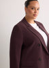 Black Double-Breasted City Blazer