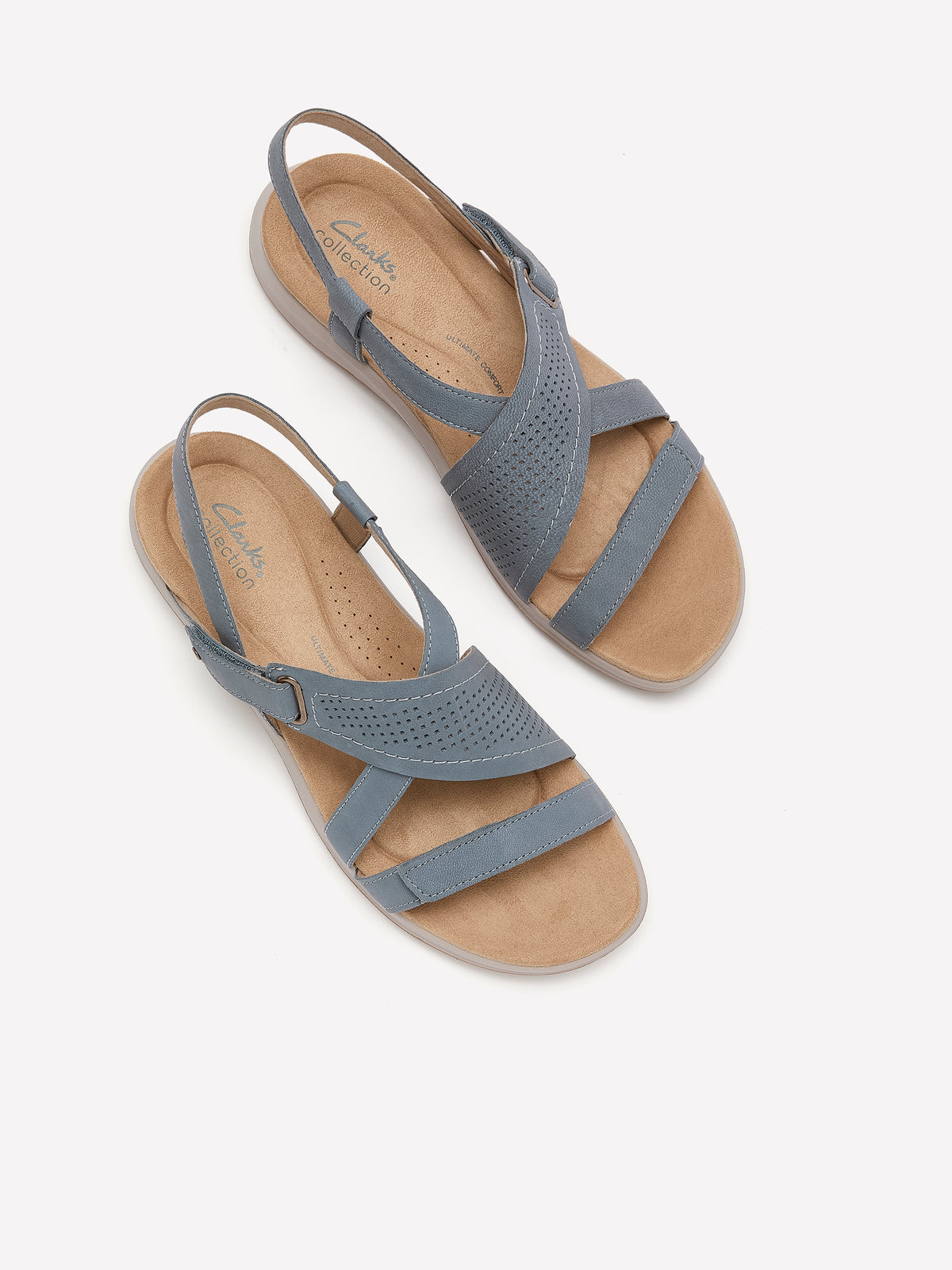 Wide Width, Nubuck Maelynn Gem Strappy Sandal - Clarks