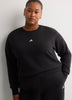 Black Feel Cozy Fleece Sweatshirt with Small Logo - adidas