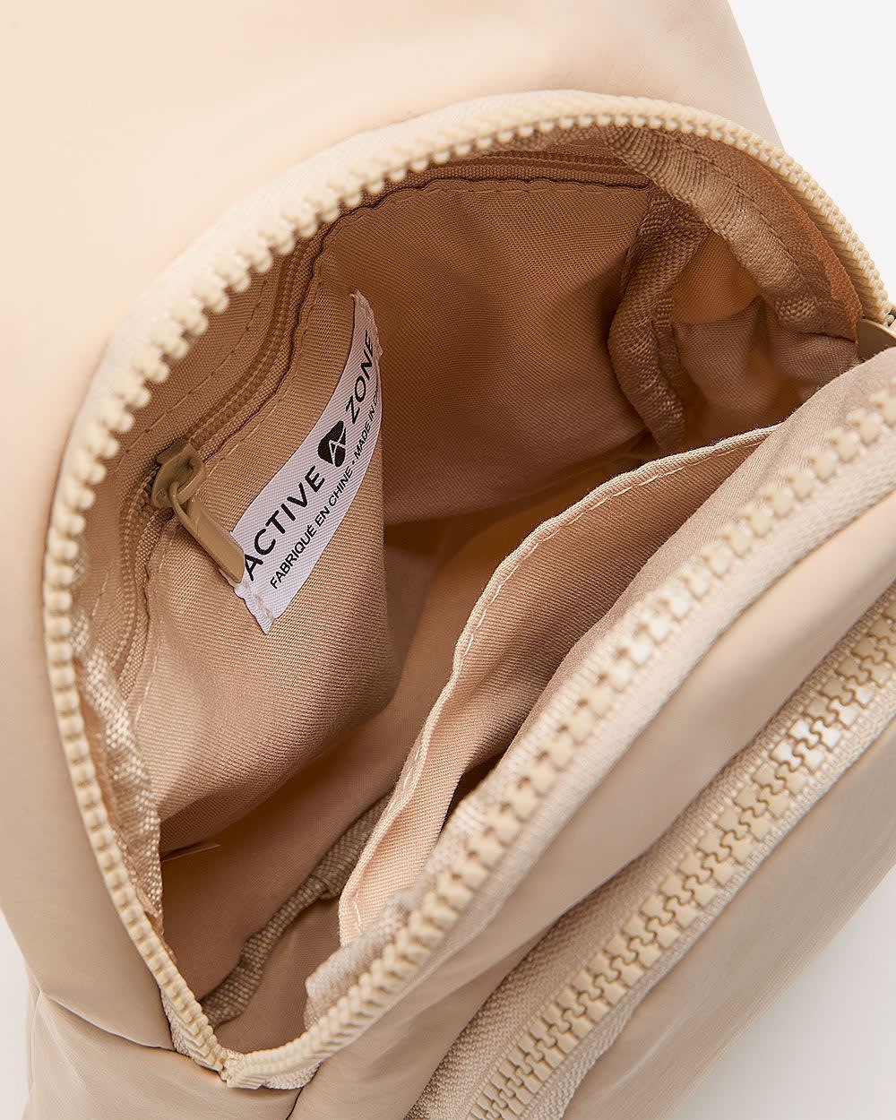 Sac à bandoulière en nylon avec sangle contrastante - Active Zone