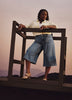 Curvy Mid-Rise Culotte Wide-Leg Denim Pant - d/C JEANS