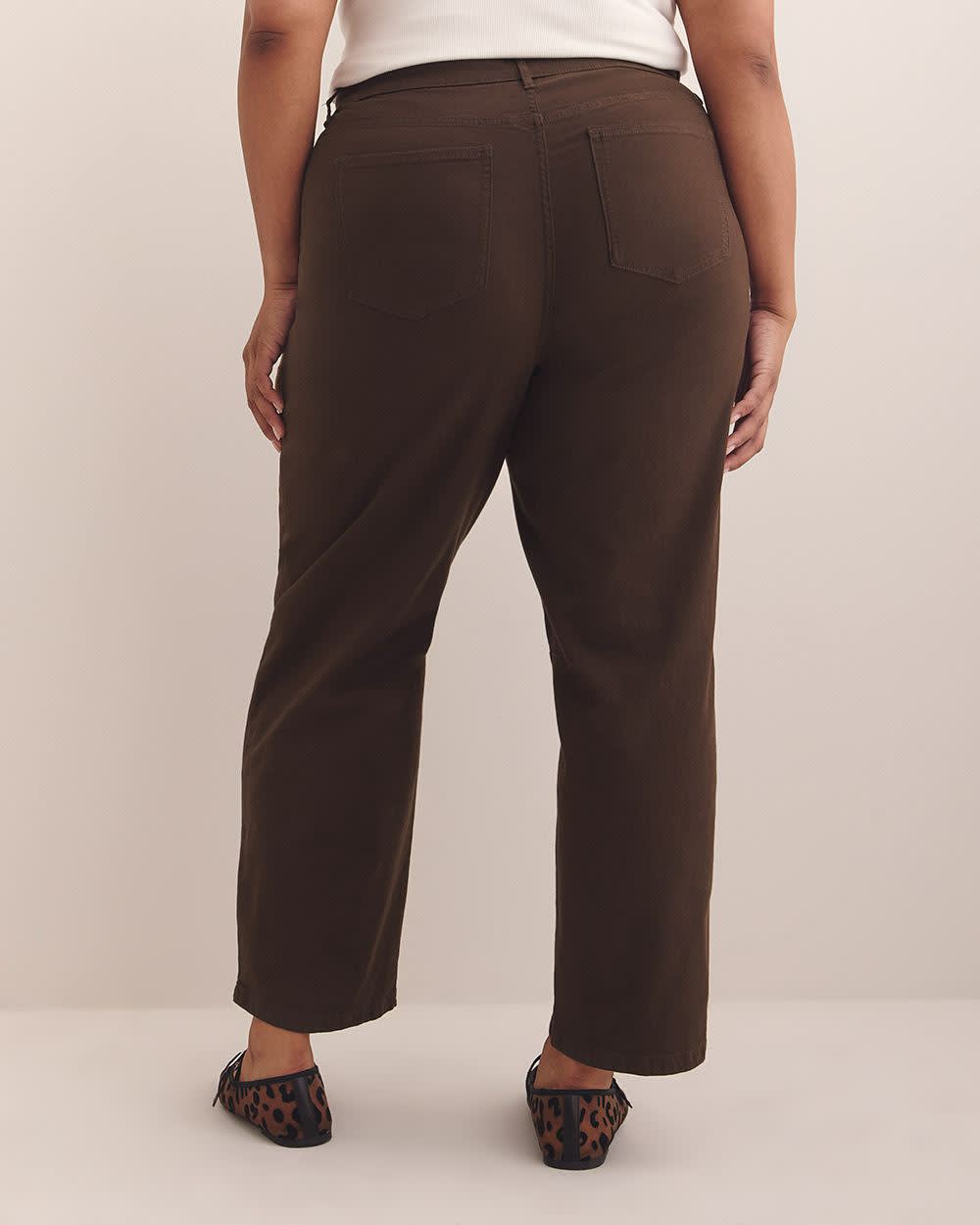 Pantalon uni à  jambe ballon