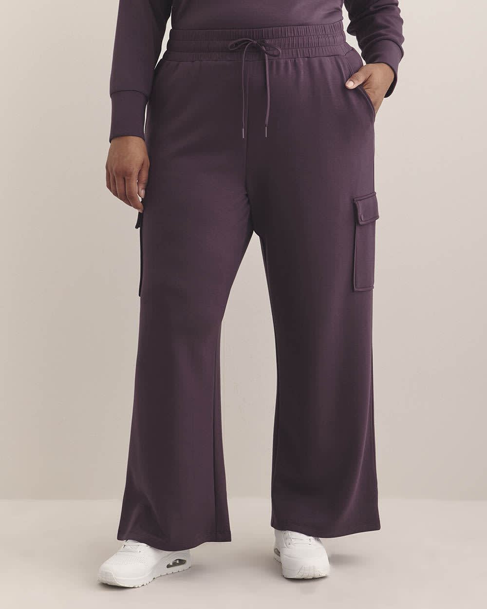 Pantalon cargo en tricot léger à  jambe large - Active Zone