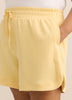 Responsible, Lightweight Beige Tulip-Hem Bermuda Short - Active Zone