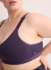 Blue Medium-Support Wireless Sports Bra, Active Zone