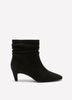 Extra Wide Width, Pleated Mid-Kitten-Heel Bootie