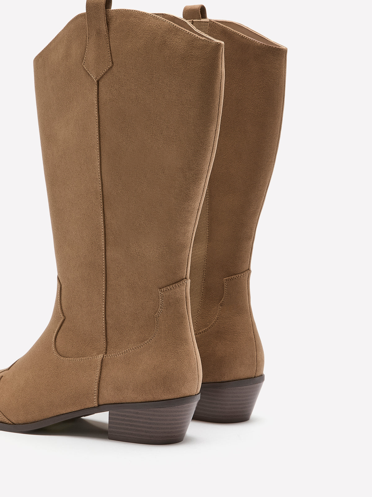 Extra Wide Width, Faux Suede Tall Western Boot
