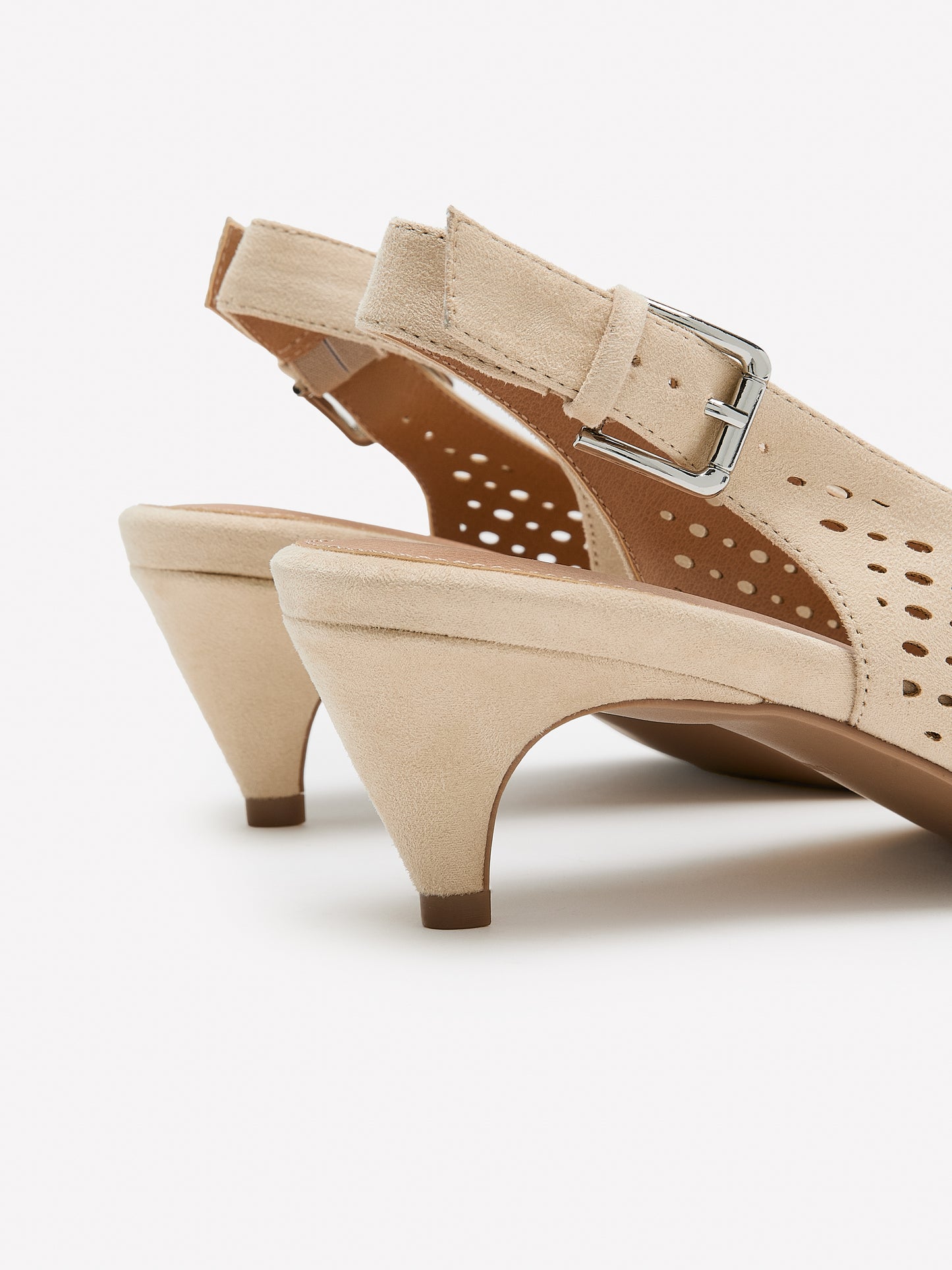 Extra Wide Width, Kitten-Heel Slingback Shoe