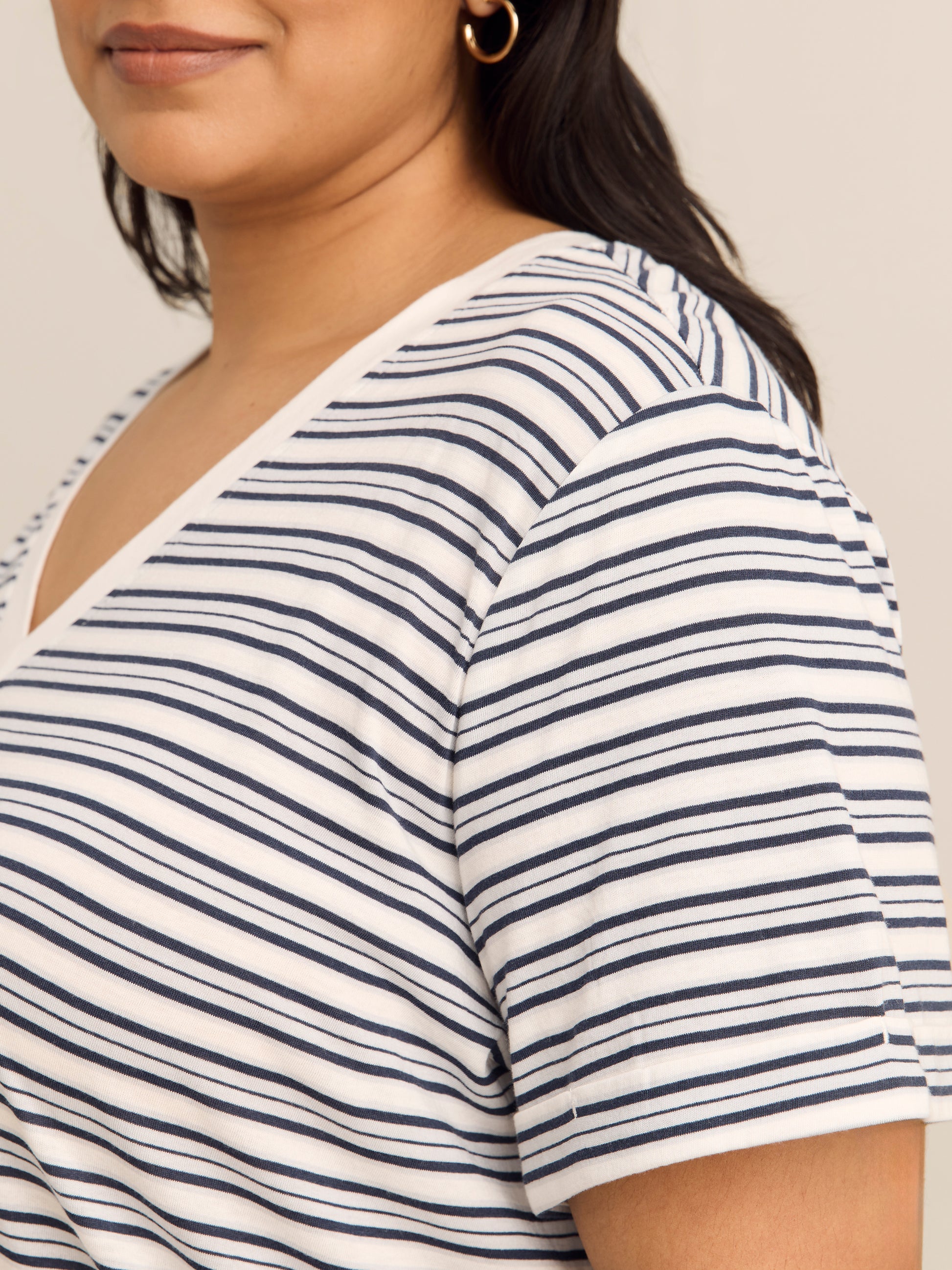 Responsible, Boyfriend-Fit Tee with Slits