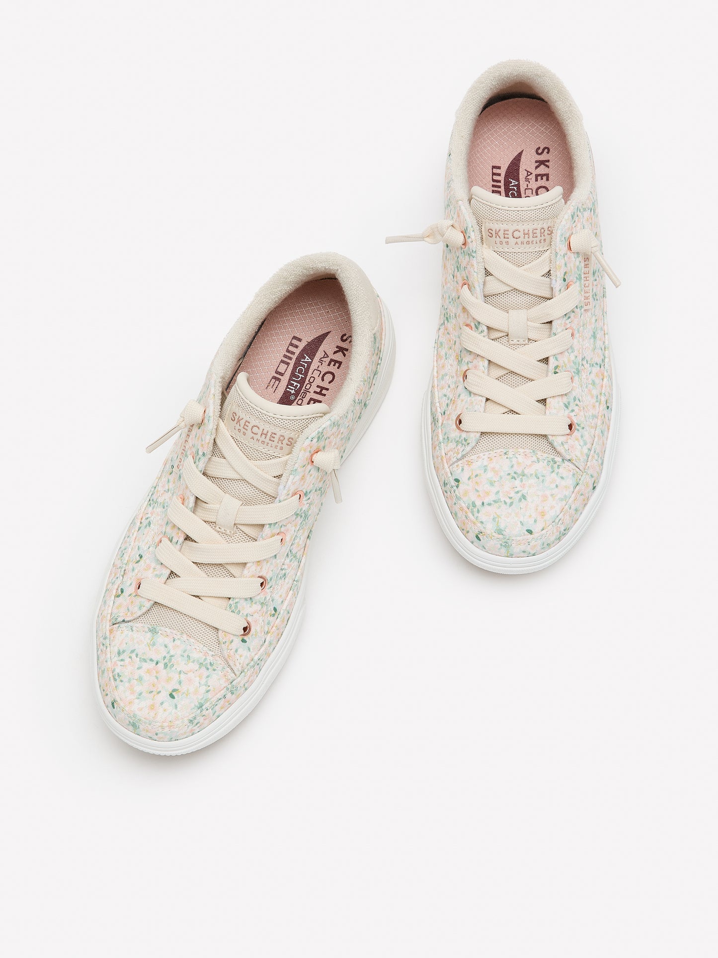 Wide Width, Arch Fit Arcade Flower Friends Sneaker - Skechers