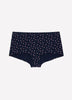 Blue Strawberry-Print Cotton Knit Boyshort - ti Voglio