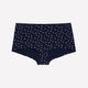 Blue Strawberry-Print Cotton Knit Boyshort - ti Voglio
