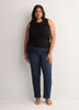 Ribbed Knit Fitted Tank Top