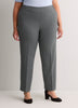 Heather Blue Straight-Leg Savvy Pant