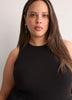 Sleeveless Shirred Tier Midi Dress