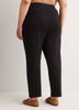 Black Ponte de Roma Tapered-Leg Essential Pant