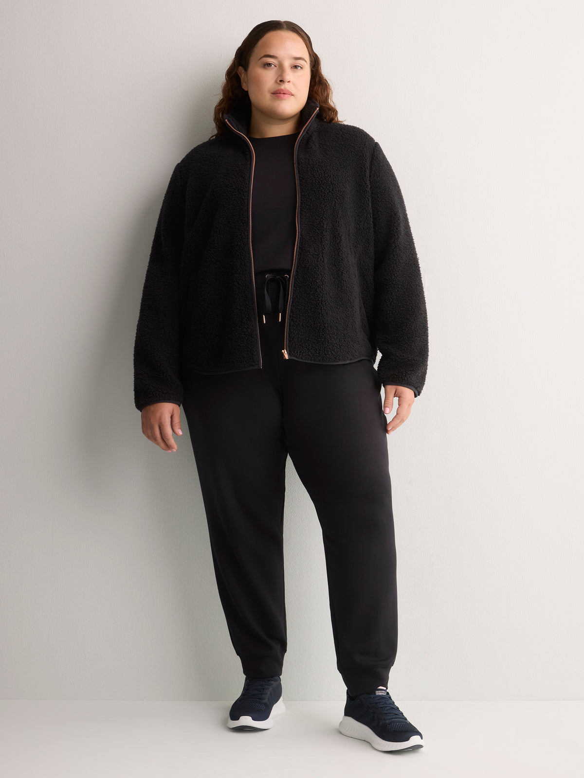 Mock-Neck Zip Sherpa Jacket - Skechers