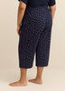 Straight-Leg Pyjama Capri Pant - ti Voglio