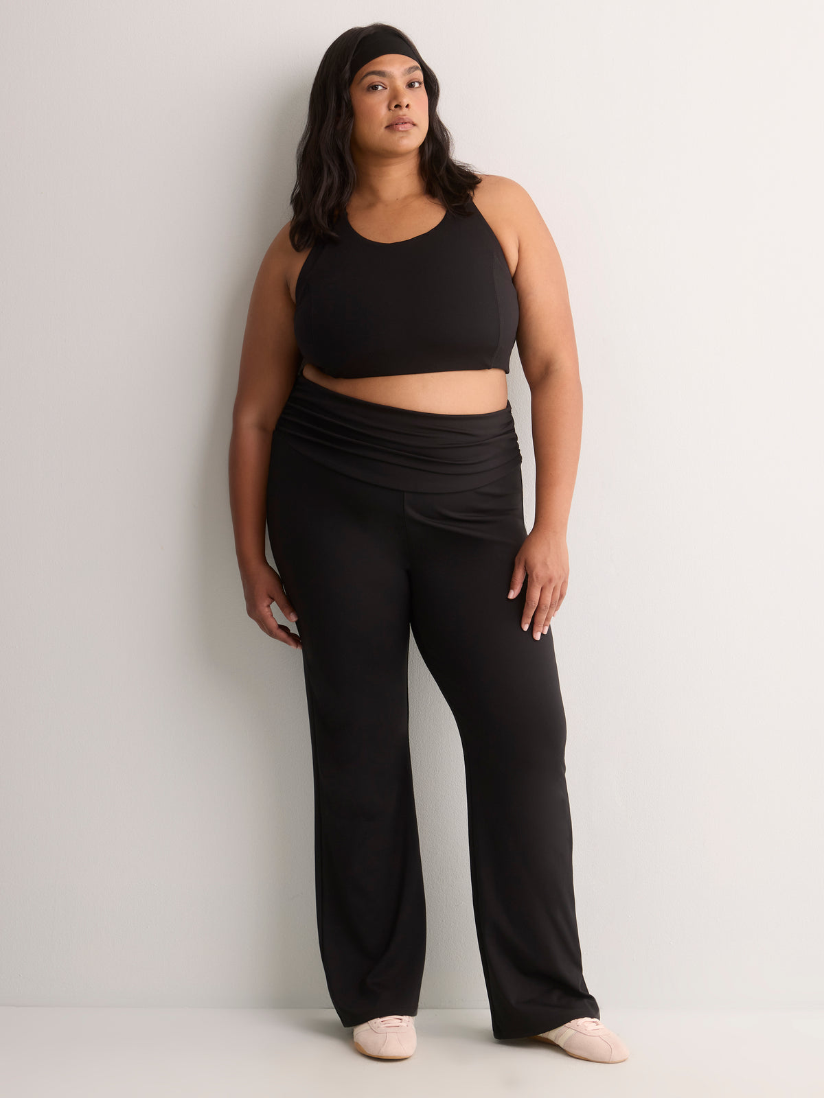 Responsible, Petite, Yoga Legging with Shirring Waistband - Active Zone
