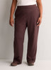 Brown Hybrid Straight Pull-On Pant - Active Zone