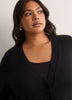 Cotton-Blend Tunic Cardigan
