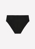 Black High-Cut Ribbed Knit Brief - tiVOGLIO
