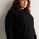 Loose French Terry Raglan-Sleeve Crew-Neck Sweatshirt