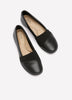 Wide Width, Kaetlyn Rhea Black Leather Shoe - Clarks