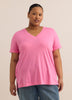 Responsible, Boyfriend-Fit Tee with Slits
