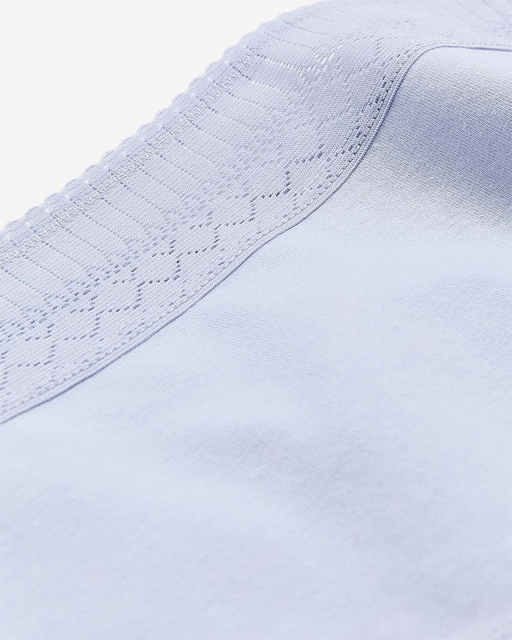 Culotte cheeky bleue avec taille en dentelle - ti Voglio