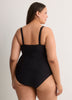 Black One-Piece Swimsuit - Active Zone