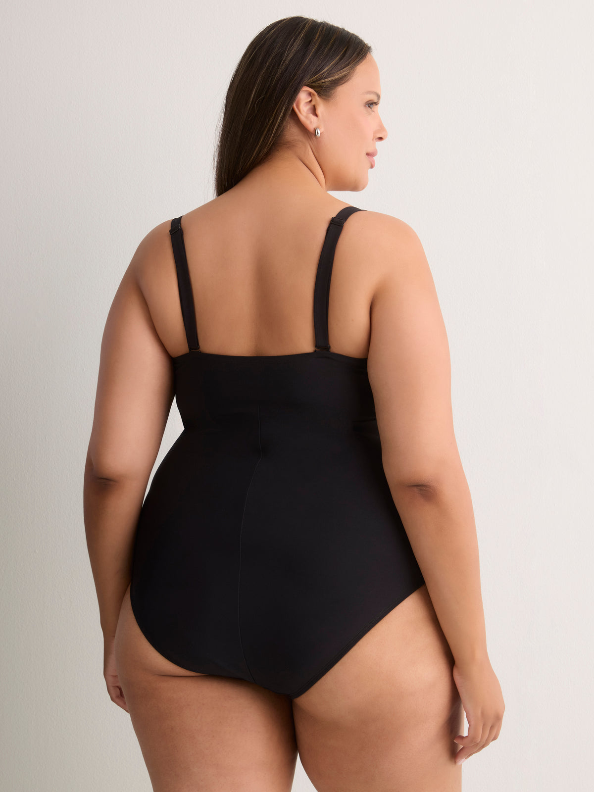 Black One-Piece Swimsuit - Active Zone