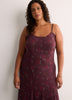 Floral Sleeveless Fit-and-Flare Maxi Dress - Addition Elle