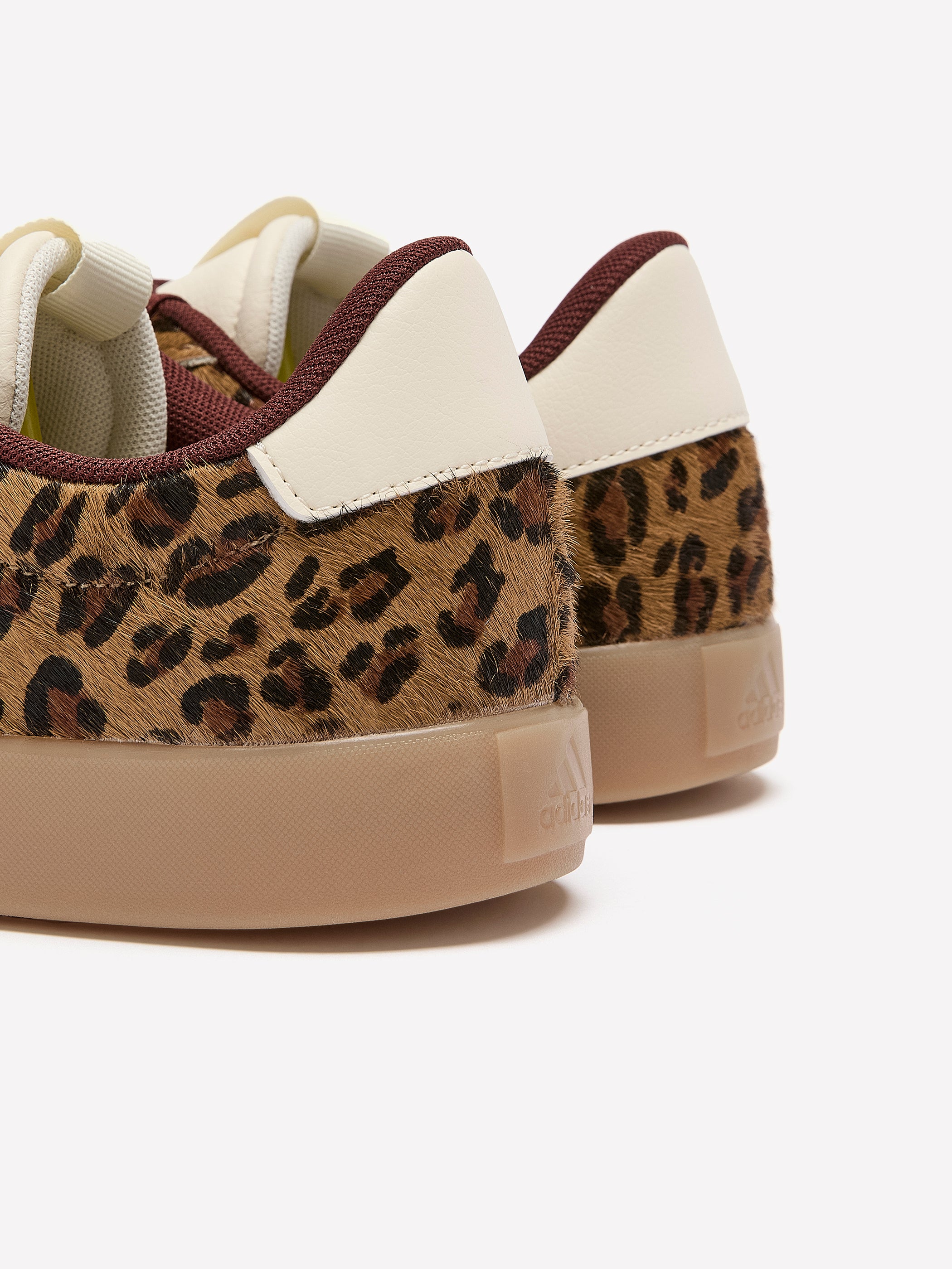 Regular Width, Leopard VL Court 3.0 Sneakers - adidas
