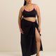 Black Pareo with Tassels