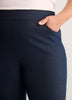 Medium Blue Denim Legging with Side Slits