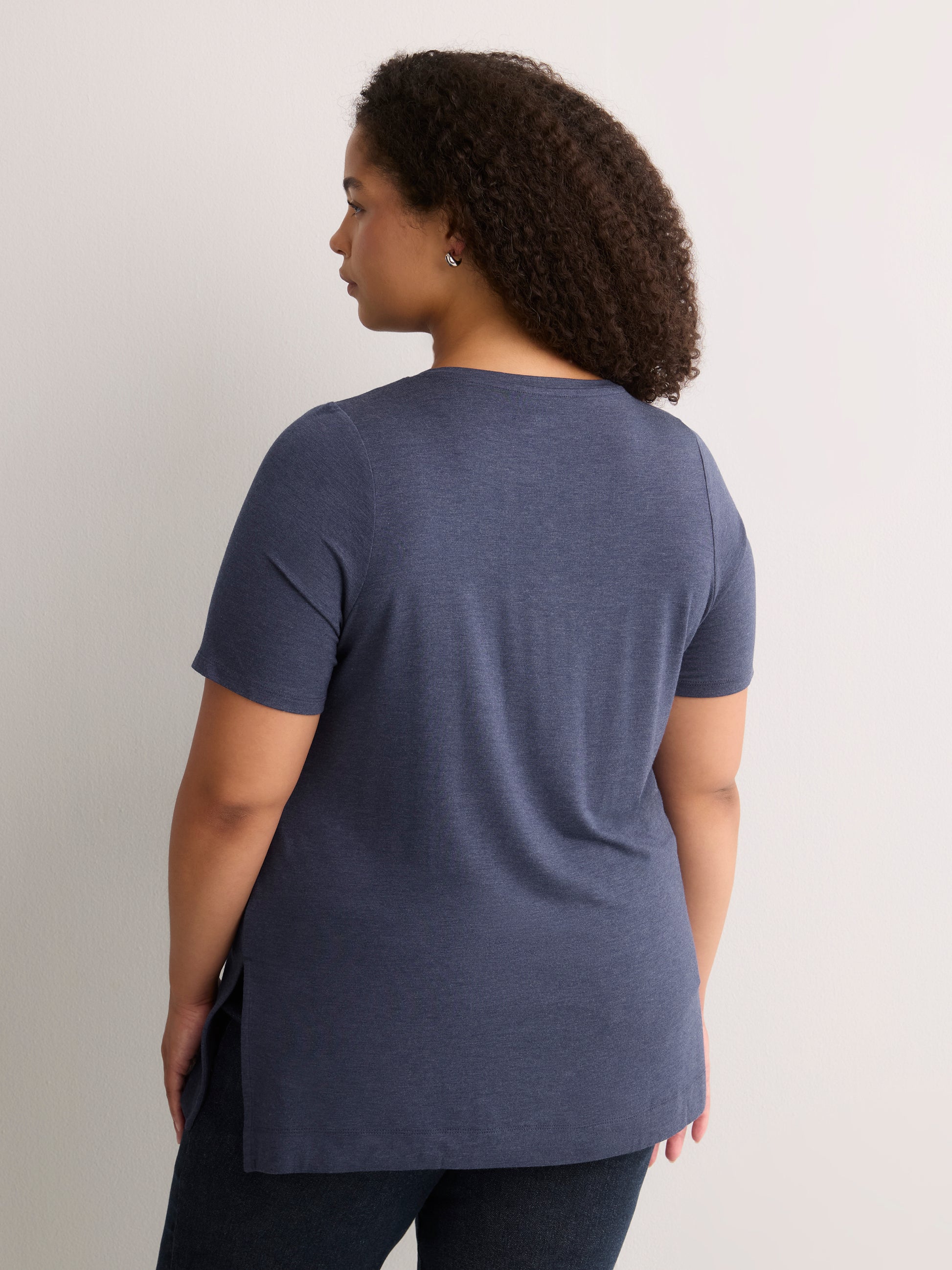 Responsible, Modern-Fit V-Neck Short-Sleeve Tunic Top