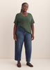 Boyfriend-Fit V-Neck T-Shirt - PENN. Essentials