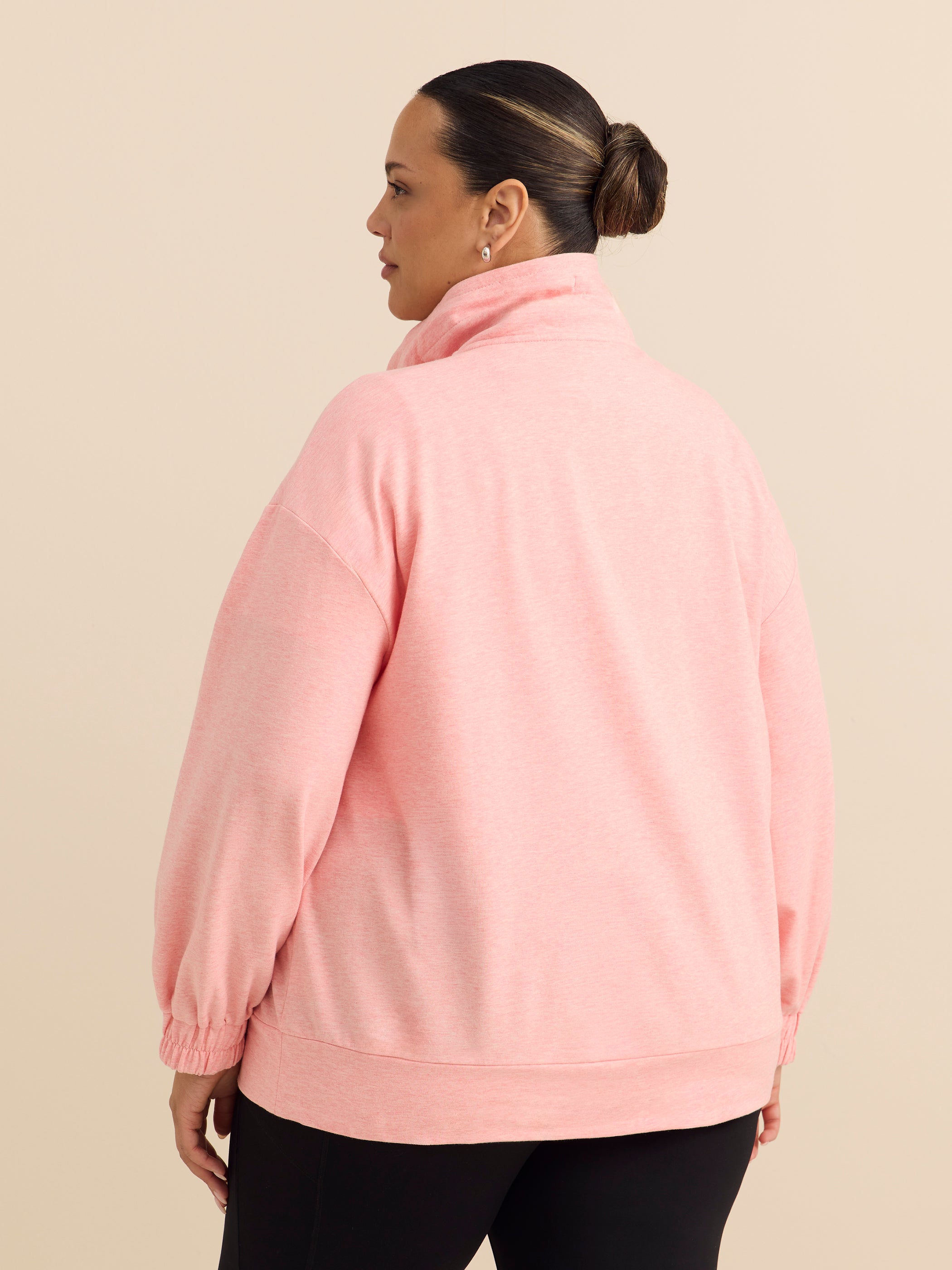 Manteau zippé à col montant - Active Zone