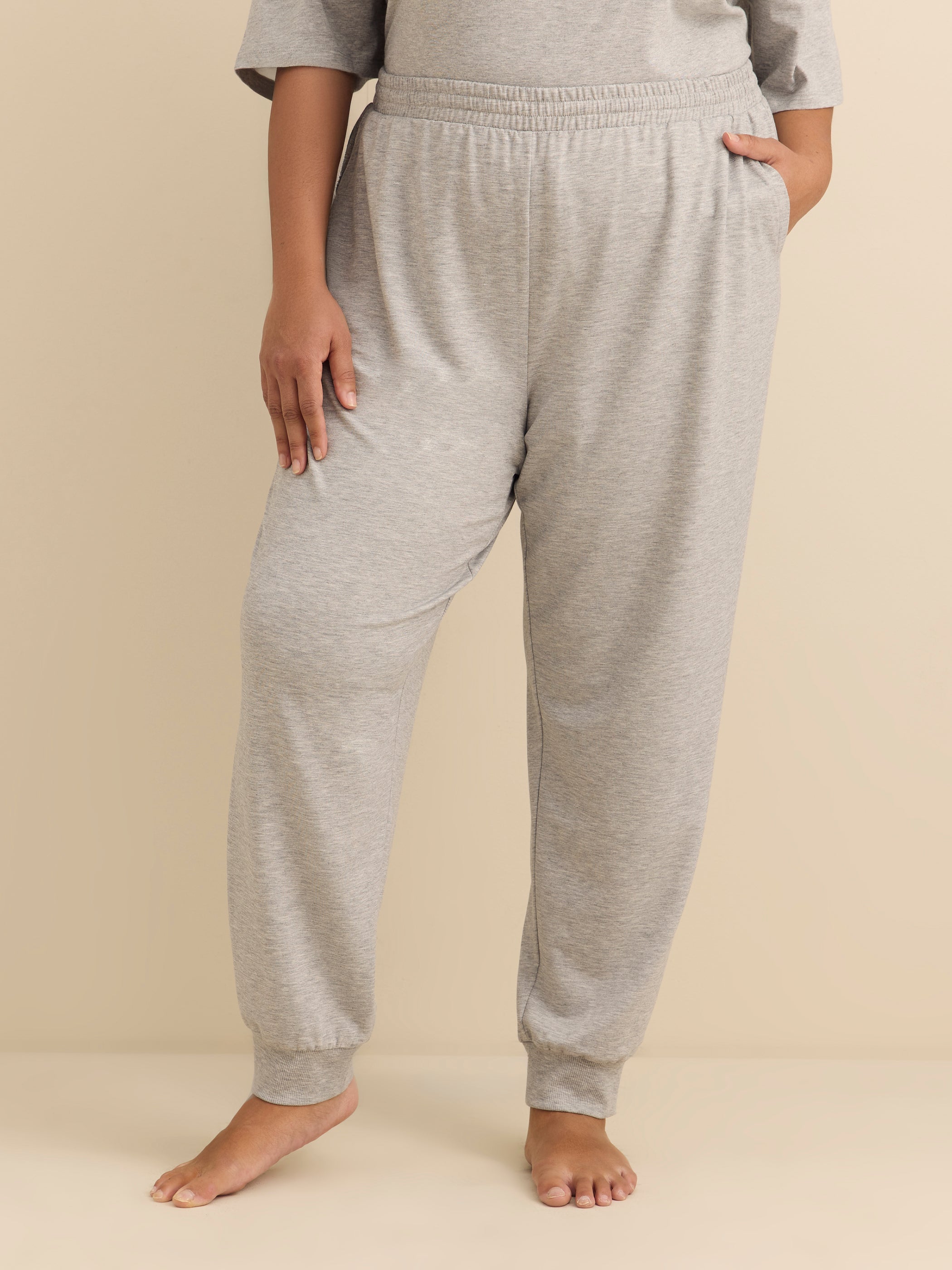 French Terry Heather Jogger Pant - ti Voglio