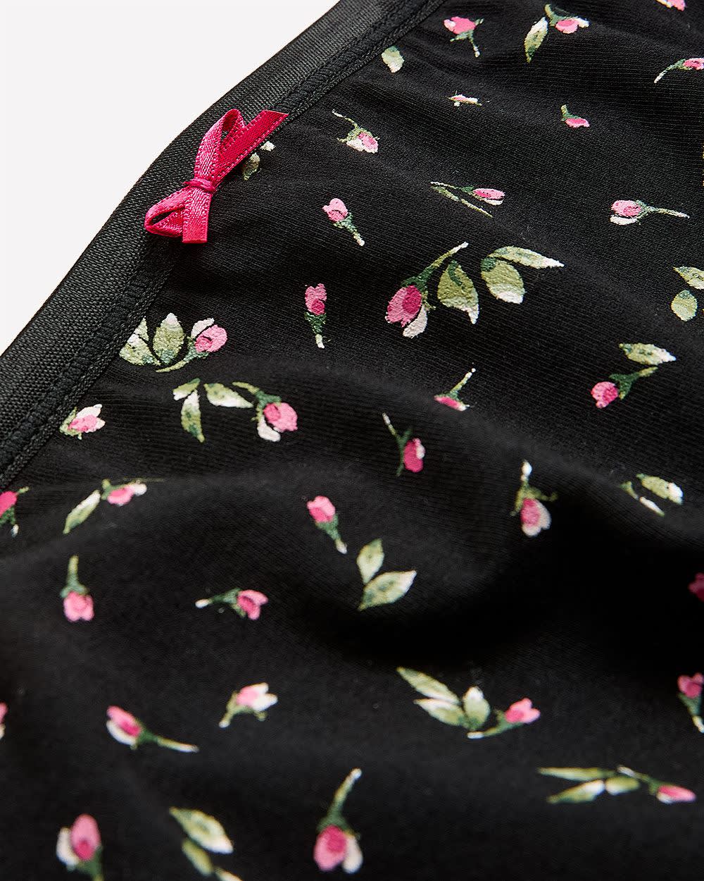 Culotte échancrée essentielle imprimée - ti Voglio