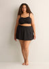 Black Skirtini Swim Brief