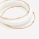 Assorted Golden and Straw Bangles, Set of 3