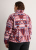 Helvetia II Printed Cropped Half-Snap Fleece Pullover - Columbia