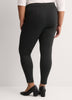 Charcoal Wide Pinstripe Tummy-Control Legging