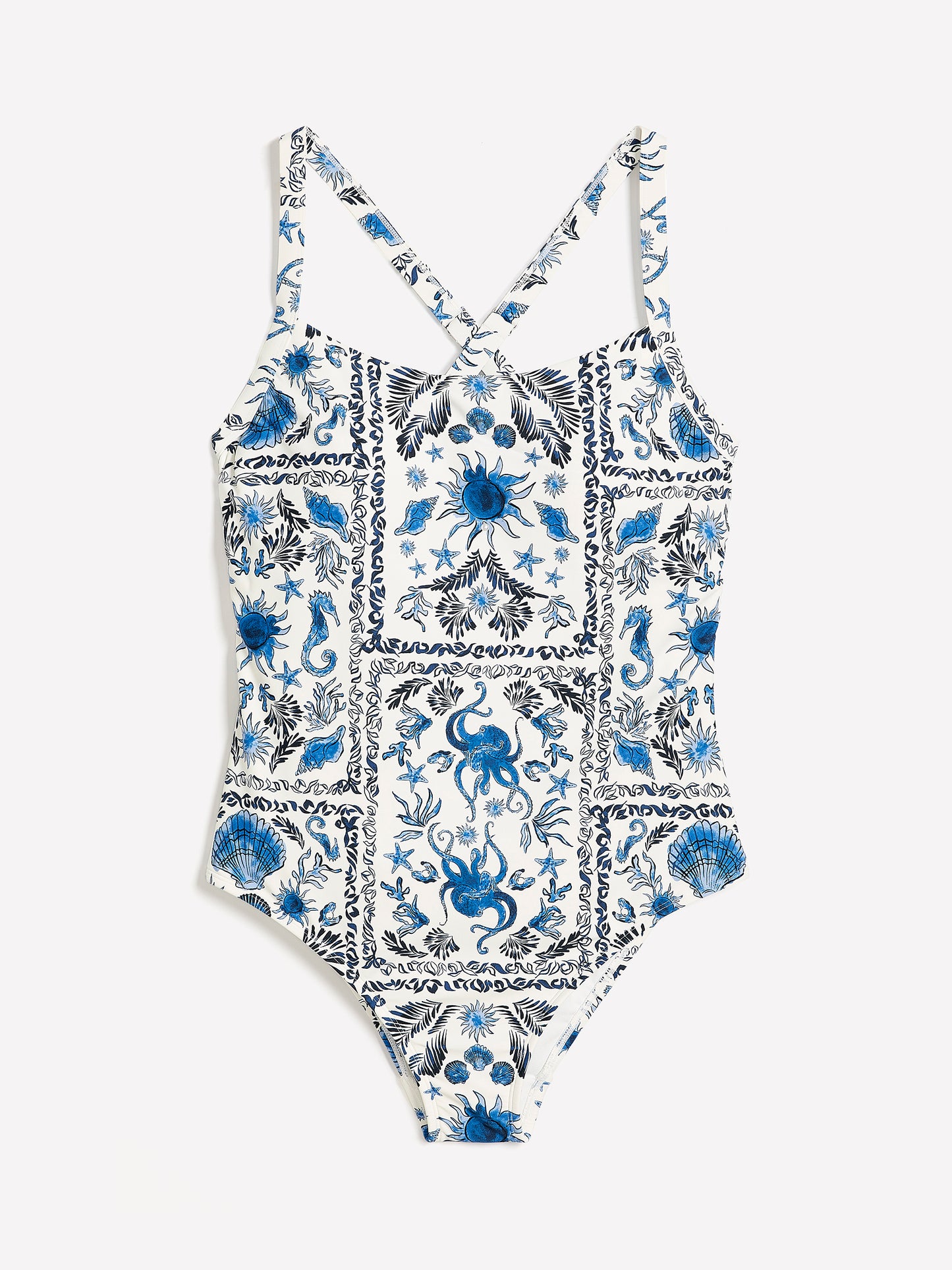 Printed One-Piece Swimsuit