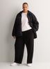 Hooded Printed Sherpa Zippered Jacket - Active Zone