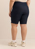 Blue Denim Knit Bike Short