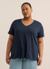 Responsible, Boyfriend-Fit Tee with Slits